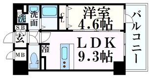 神戸駅 徒歩5分 11階の物件間取画像